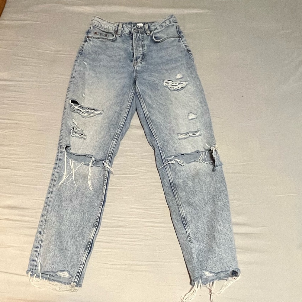 Divided distressed womens jeans